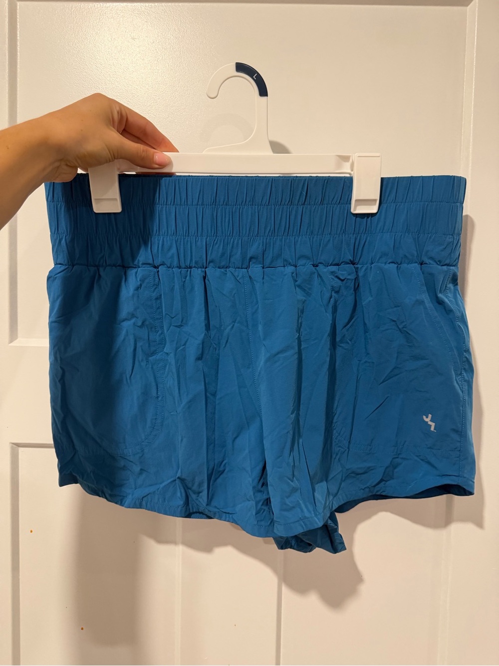 JoyLab Teal-Blue Running Shorts with Elastic Waist
